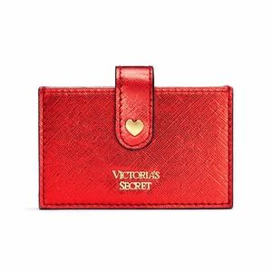 Victoria Secret Jewel Metallic Accordion Card Case